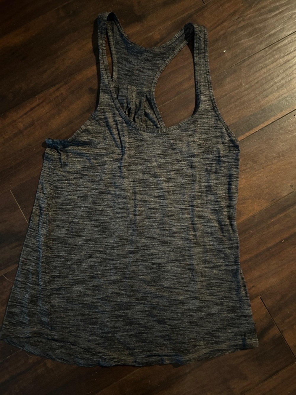 Lululemon athletica Heathered Dark Gray Racerback Tank